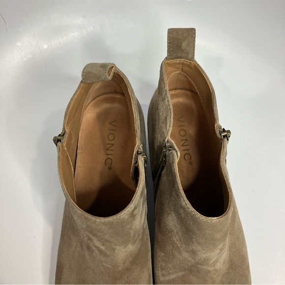 Vionic Cecily ankle boots waterproof tan size 8.5 - Picture 4 of 8